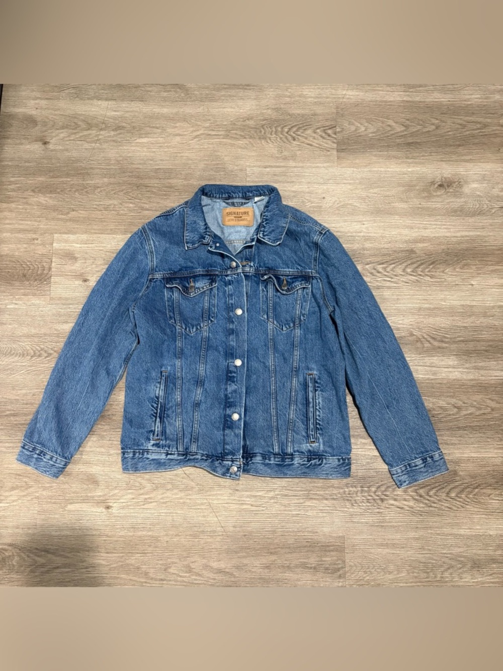 Vintage Levi Strauss Jacket Signature Gold Jean Denim Jacket men size Large